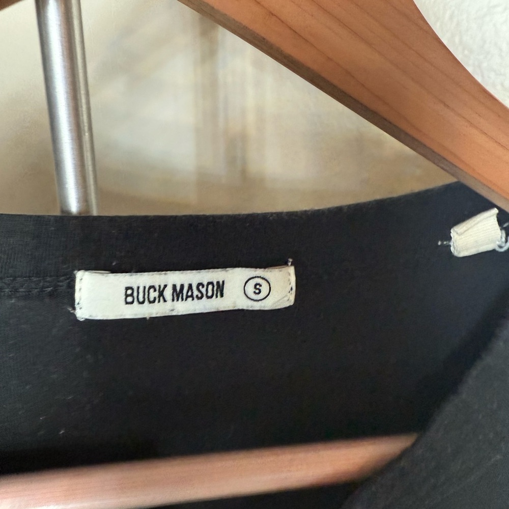 Buck Mason Black Short Sleeve Tee - Picture 4 of 4